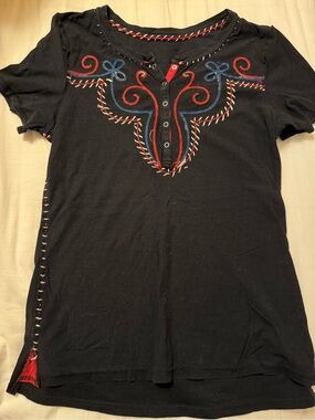 Double D Ranch vintage embroidered shirt